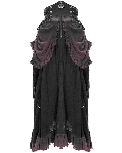 Maxi rock steampunk lang - maxi,
