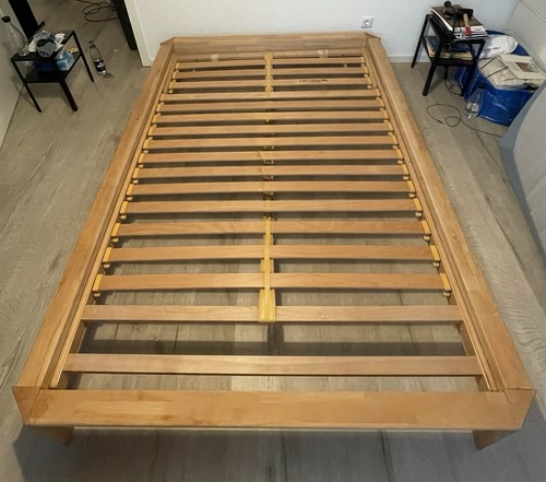 Massivholzbett 140x200 buche - massivholzbett,