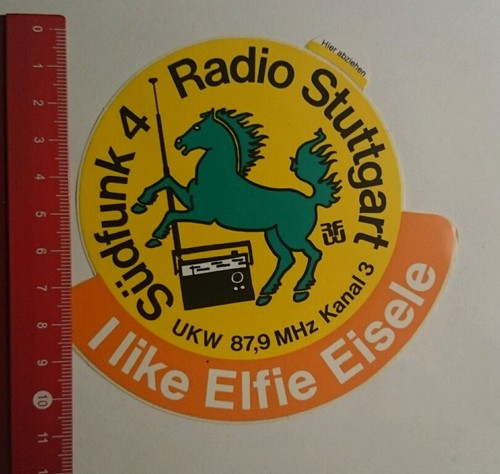 Aufkleber sticker radio - aufkleber/sticker:,