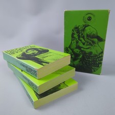 Der Herr der Ringe 1+2+3 Tolkien Grünschnitt Carroux 1972 Sonderausgabe Schuber