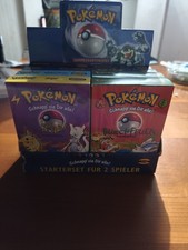 Pokemon Base Set Vintage 1999 / 8 Themendecks  mit Aufsteller