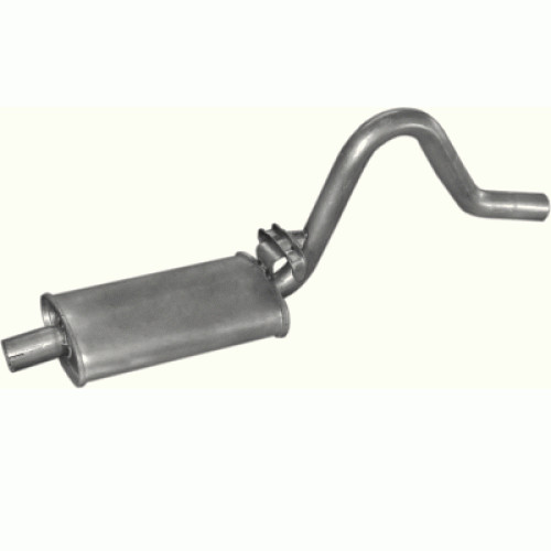 Mitteltopf auspuff für opel - auspuff,