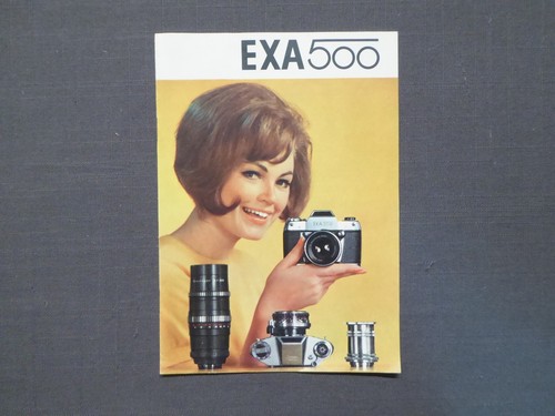 Prospekt fotoapparat exa 500 - exa,