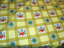 70 sFABRIC Stoff Meterware  Herz  HEIDI Landhaus  ÄRA    Patchwork Nähen