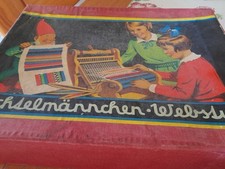 Retro Wichtelmännchen Kinder Webrahmen.
