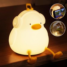 LED Duck Nachtlicht Kinder Entenlampe Nachtleuchte Silikon Lampe Nachttischlampe