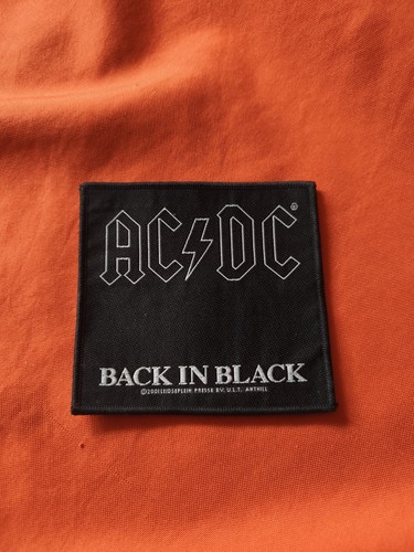 Back black patch - ac/dc,