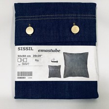 IKEA  Sissil Kissenbezug  blau