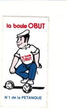 Aufkleber La Boule OBUT - Sticker Collector Vintage