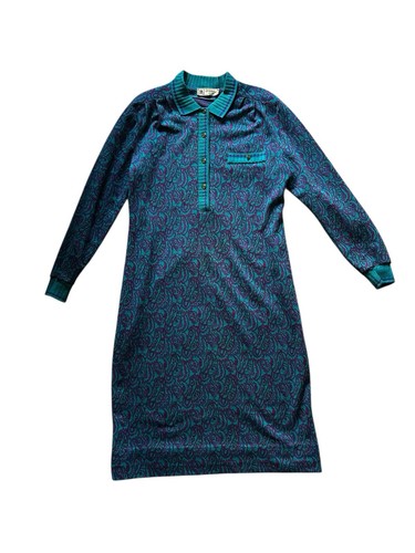 Vintage blau lila langes - blau,