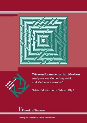 Wissensformate den medien - wissensformate, in