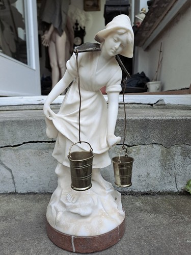 Antike alabaster figur marmor - alabaster,
