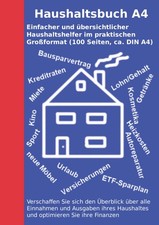 Haushaltsbuch A4  Einfacher