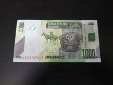 Kongo 1000 Francs 2020 UNC