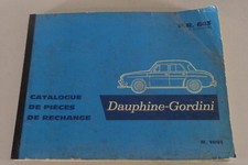 Teilekatalog renault dauphine - renault,