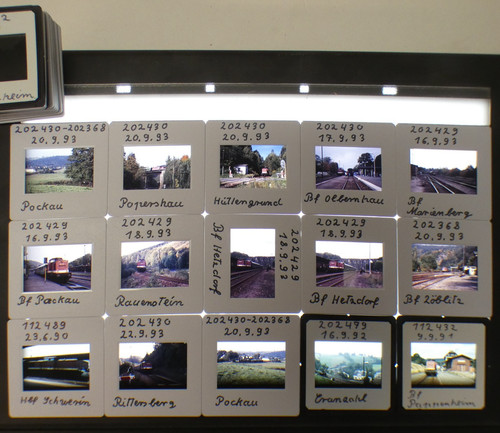 Slides locomotives - 25, of