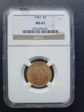 USA 5 Dollar 1907 Liberty Head