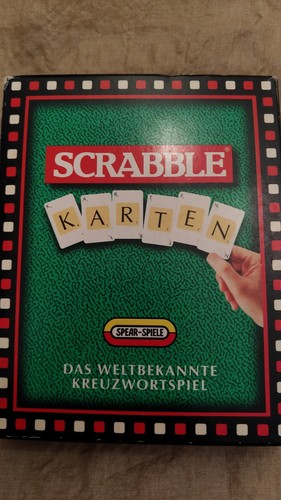 Scrabble karten kreuzwortspiel - scrabble,