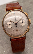 ORIGINAL 1947 ROLEX CHRONOGRAPH 18K / 750 TACHYMETER HANDAUFZUG 3371 VINTAGE