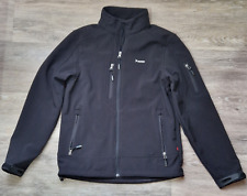 Softshelljacke, Gr. 164/170, schwarz, mit Fleecefutter