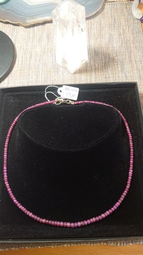 Edelsteinkette rubine cm - edelsteinkette,