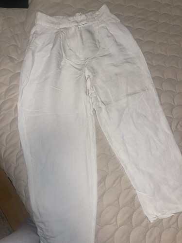 Damen leinenhose weiß - damen,