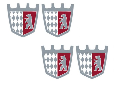 Wohnwagen aufkleber 4er - wohnwagen, set