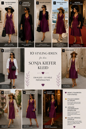 Designer seidenkleid burgunder - designer,