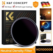 K&F Concept 49-95mm ND100000 Filter Fester ND Filter Graufilter Nano-X Serie