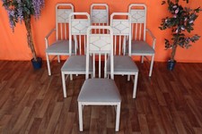 Nr.1466c-2 Selva 6 Stühle Eiche Holz vollmassiv