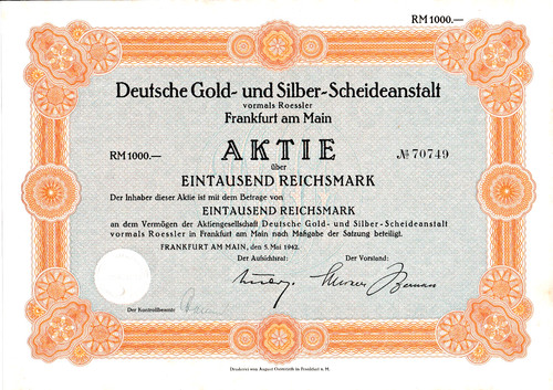 Degussa deutsche gold und - degussa,
