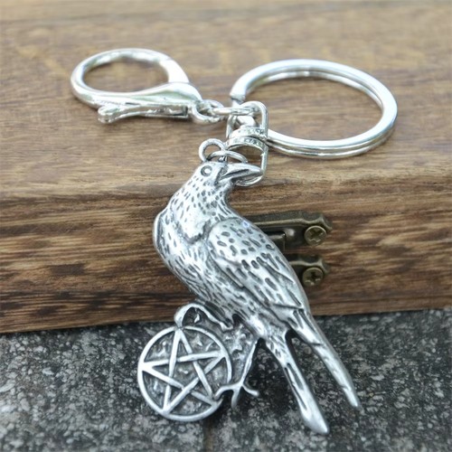 Wicca raben pentagramm - raben,