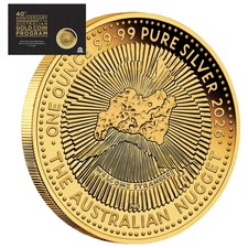 Silbermünze Australian Nugget