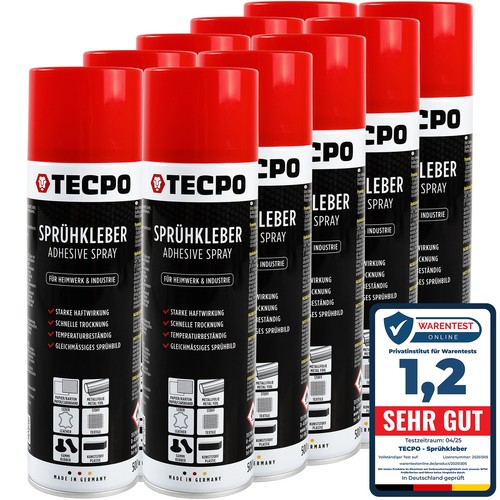 10x 500ml sprühkleber - 10x,