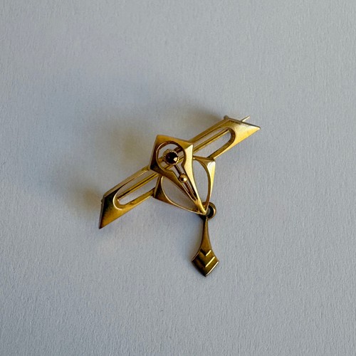 Brosche jugendstil karat - jugendstil, 8