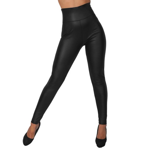 Leggins high waist hose leder - waist,