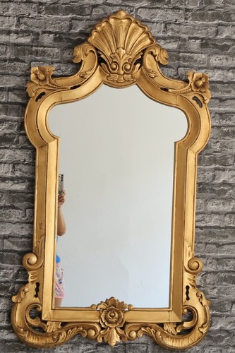 Spiegel gold wandspiegel - gold,