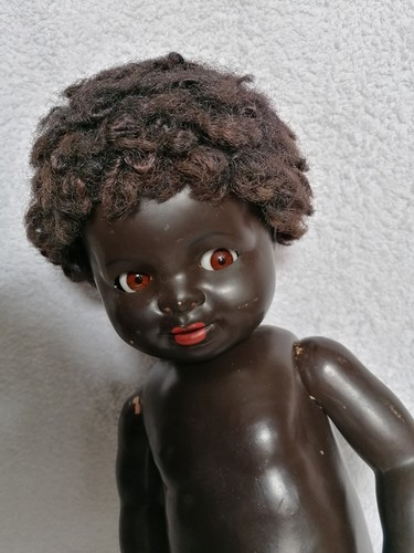 Antike spielpuppe könig - -, &