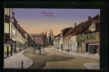 AK Bleicherode, Geschäft von Oskar Steinbrecher in der Hauptstraße 