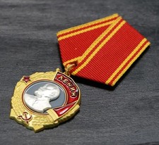Orden Medaille CCCP UDSSR Russland Leninorden MONDWOR mit Nummer