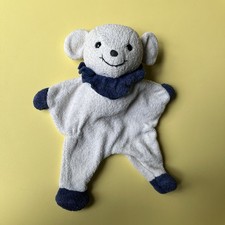 Sterntaler Schnuffeltuch Klein Maus weiß Frottee Alt 90er Schmusetuch Rassel