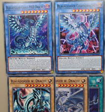 Blauäugiger Chaos- & Max Drache Set Yugioh deutsch White Destiny Deck SDWD