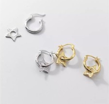 Creolen mit Anhänger Stern