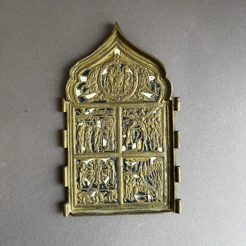 Bronze ikone teil eines - bronze,