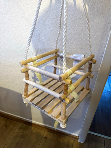 Holz babyschaukel indoor - holz,