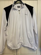 HEAD Sportjacke Tennisjacke weiss mit schwarz Gr 44