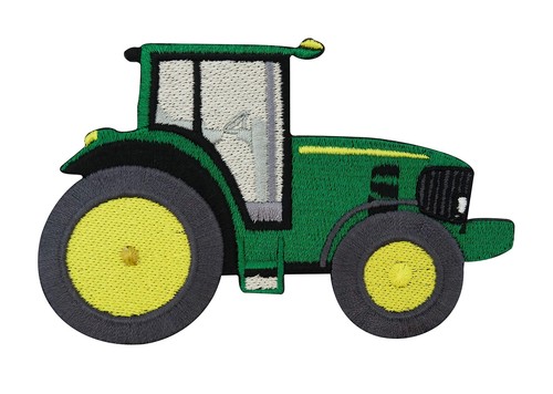 Grüner traktor patch - traktor,
