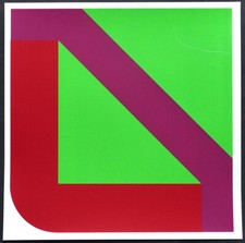 Georg Karl Pfahler  Siebdruck / Serigrafie 1975  " Formativ "