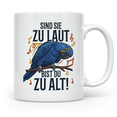 Hyazinth ara tasse spruch - hyazinth,