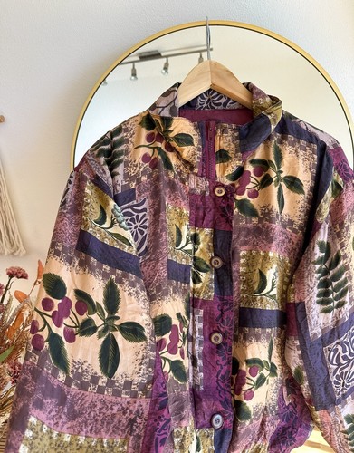 Vintage 90s silk - silk, crazy